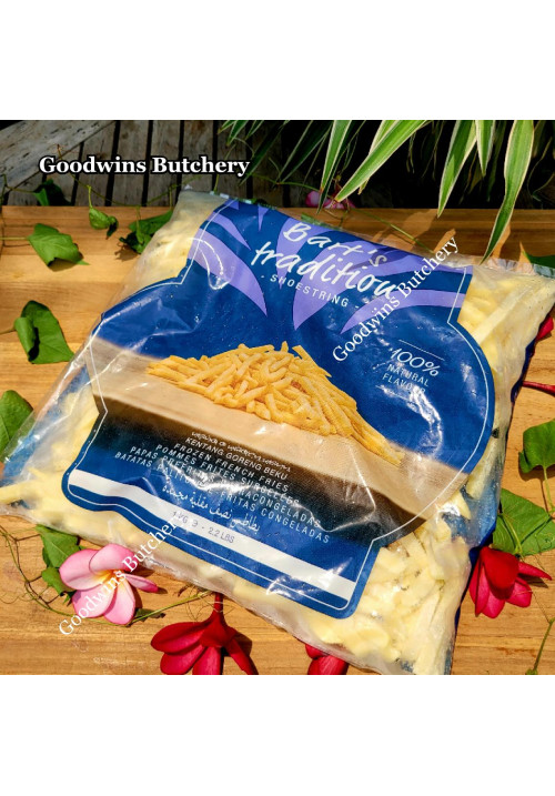 Bart's Belgium french fries SHOESTRING CUTS frozen 1kg